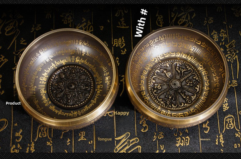 zensoullab Nepal Handmade Singing Bowl Buddha Sound Bowl Yoga Healing Meditation Bowl Tibetan Singing Bowl Buddha Sound Bowl Buddhist Supplies