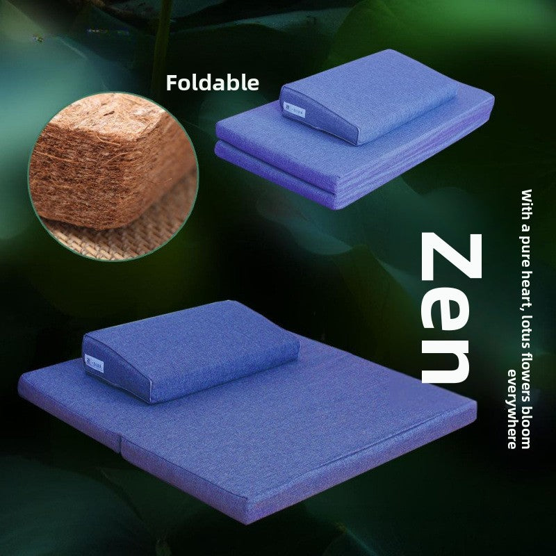 Zensoullab Meditation Cushion Meditation Cushion Coconut Palm Folding Meditation Static Cushion Home Kneeling Buddha Worship Thickened Plate Cushion Upper Cushion