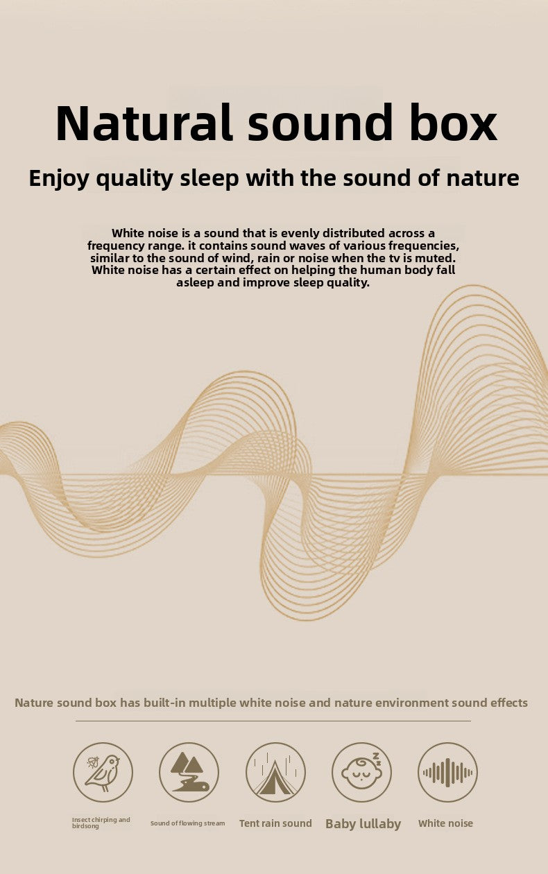 zensoullab New Product Smart Sleep Device Stress Relief White Noise Sleep Device Portable Auxiliary Instrument
