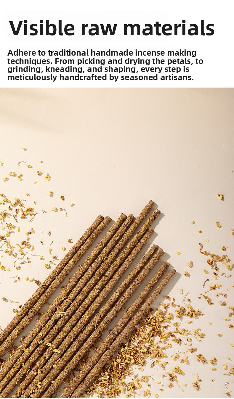 zensoullab Natural Floral Handmade Incense Sticks 12 Pieces/Bag