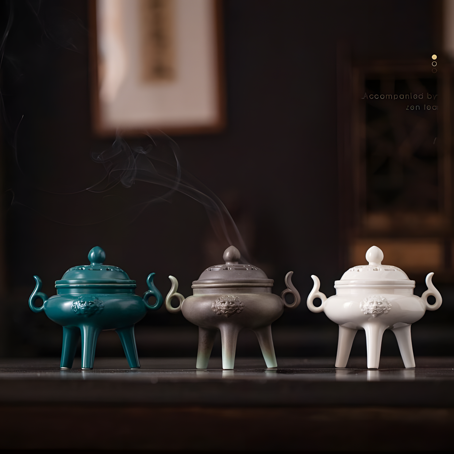 Zensoullab | Zensoullab “Trinity Harmony” Tripod Incense Burner
