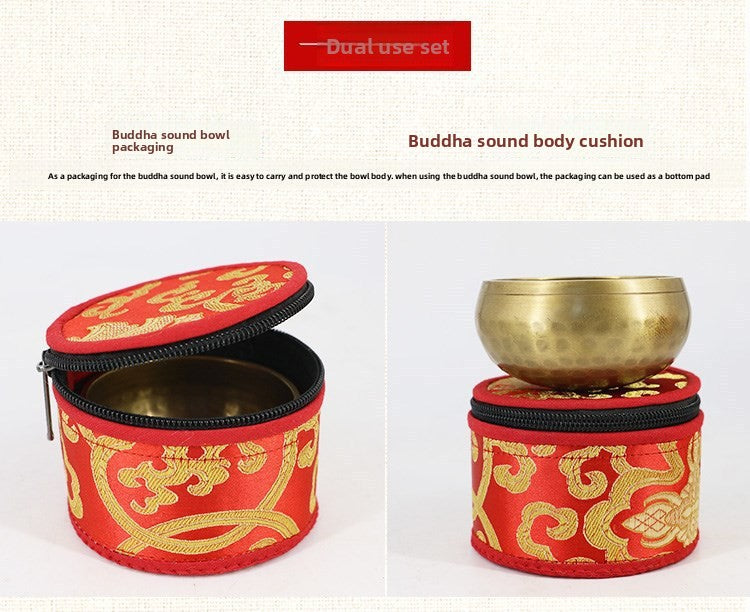 zensoullab Nepal Handmade Sound Bowl Bag Buddha Sound Bowl Packaging Bag Tibet Singing Bowl Gift Packaging Box Buddha Sound Bowl Storage Box