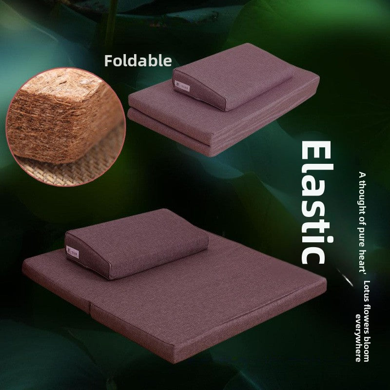 Zensoullab Meditation Cushion Meditation Cushion Coconut Palm Folding Meditation Static Cushion Home Kneeling Buddha Worship Thickened Plate Cushion Upper Cushion