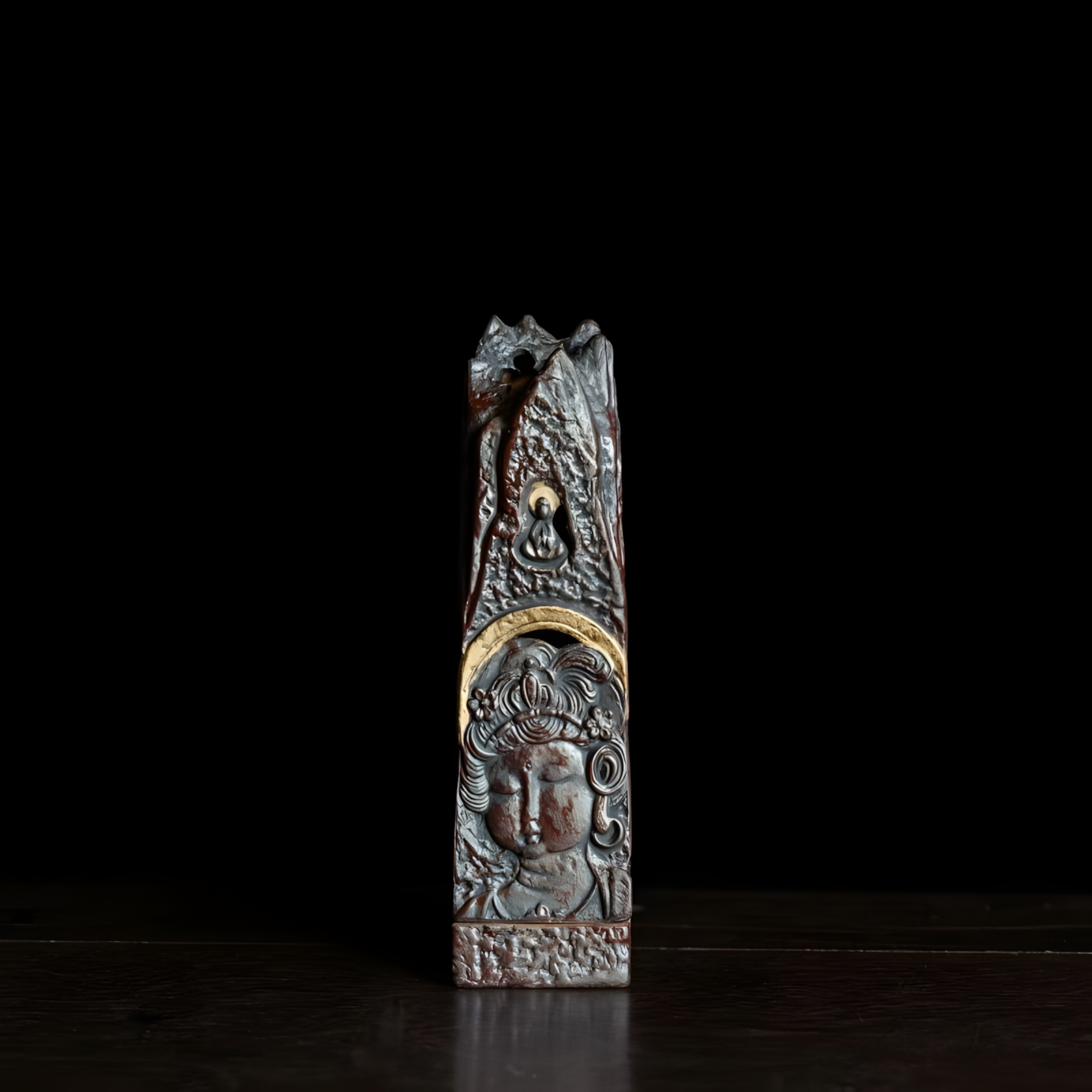 Zensoullab | Zensoullab “Sacred Rock Guardian” Vintage Clay Incense Holder