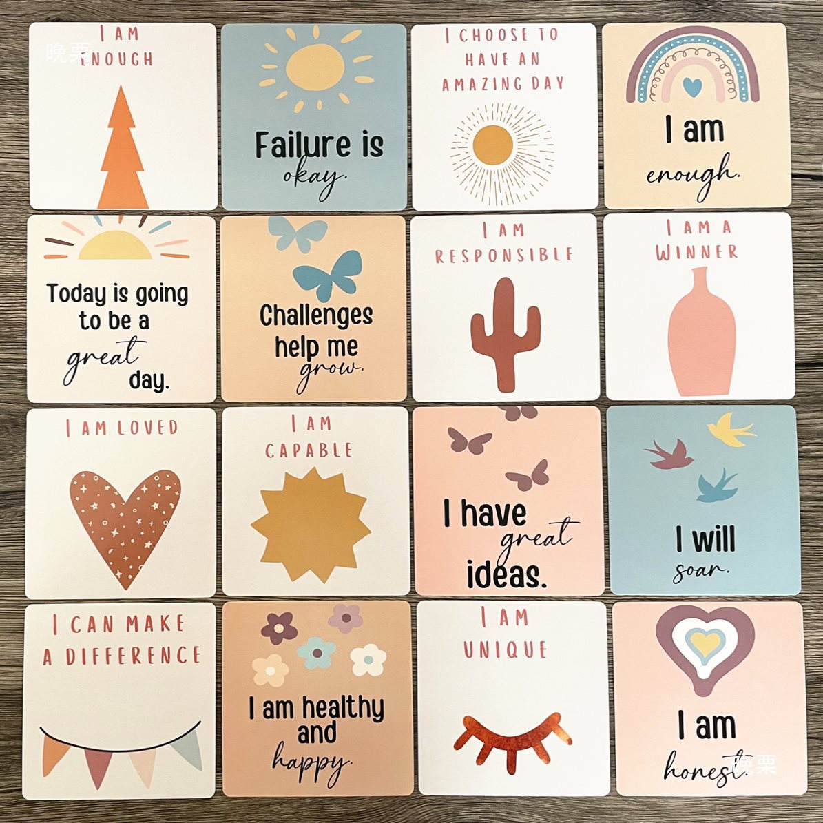 zensoullabKids Motivational Cards Children's Positive Encouragement Cards Affirmation Cards Confidence Mindfulness Cards