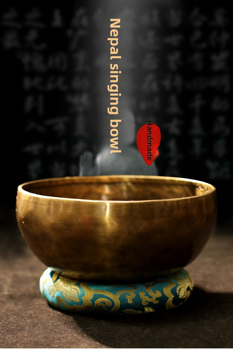 zensoullab Nepal Handmade Pure Bowl Tiger Spot Singing Bowl Yoga Meditation Buddha Sound Bowl Tibetan Singing Bowl Sound Healing Bowl Copper Chime Bowl