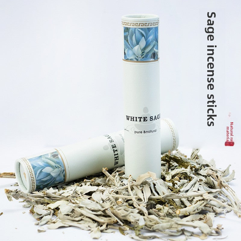 Zensoullab California White Salvia Officinalis Aromatherapy Himalaya Bowl Crystal Purification Plant Raw Materials Niche Aromatherapy Healing Domestic Incense Joss-Stick