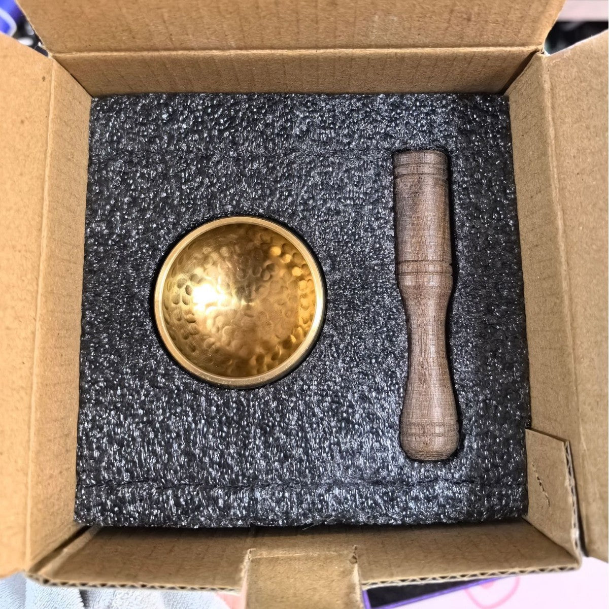 zensoullab Nepal Mini Singing Bowl Sanskrit Bowl Yoga Meditation Bowl Copper Chime Meditation Healing Copper Bowl Ornament