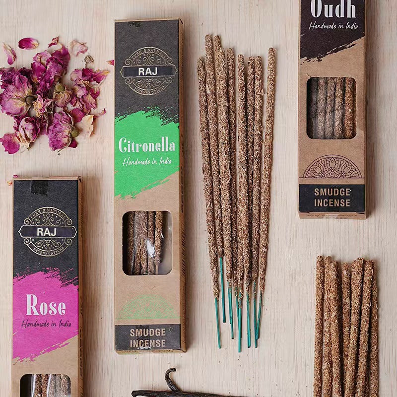 zensoullab Indian Incense Imported Handmade Aromatherapy Sticks Natural Resin Incense Peruvian Sacred Wood Sandalwood Incense Sticks