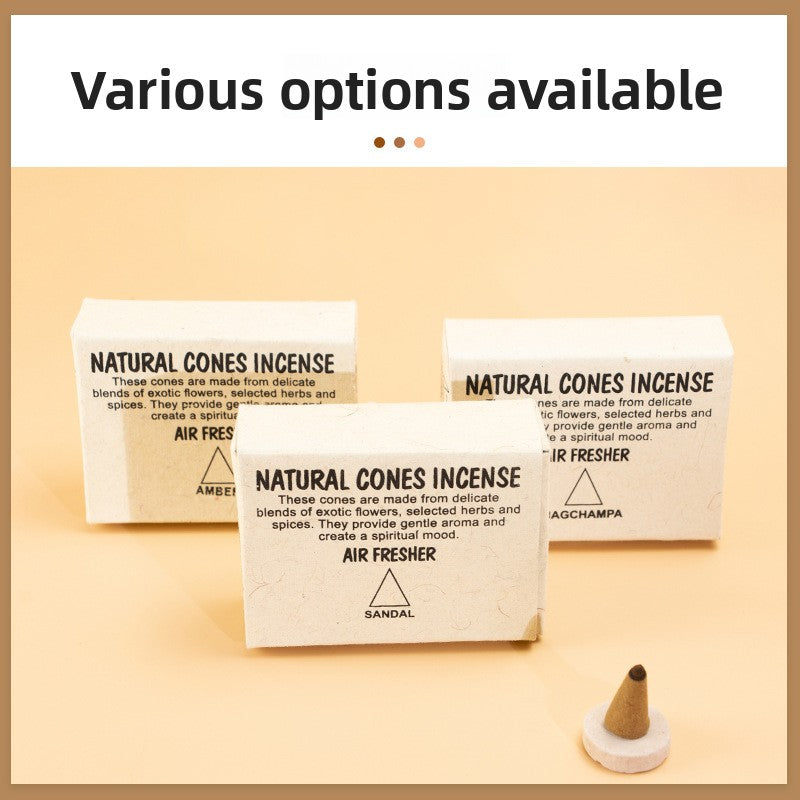 Zensoullablotus Cone Incense India Fragrant Nepal Cone Incense Indoor Home Incense Tibetan Incense Incense Cone Sandalwood Amber