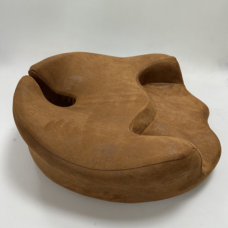 zensoullab Double Disc Memory Foam Cushion Yoga Long Sitting Non-Collapsing Removable Washable Meditation Cushion Meditation Seat Zen Meditation Cushion