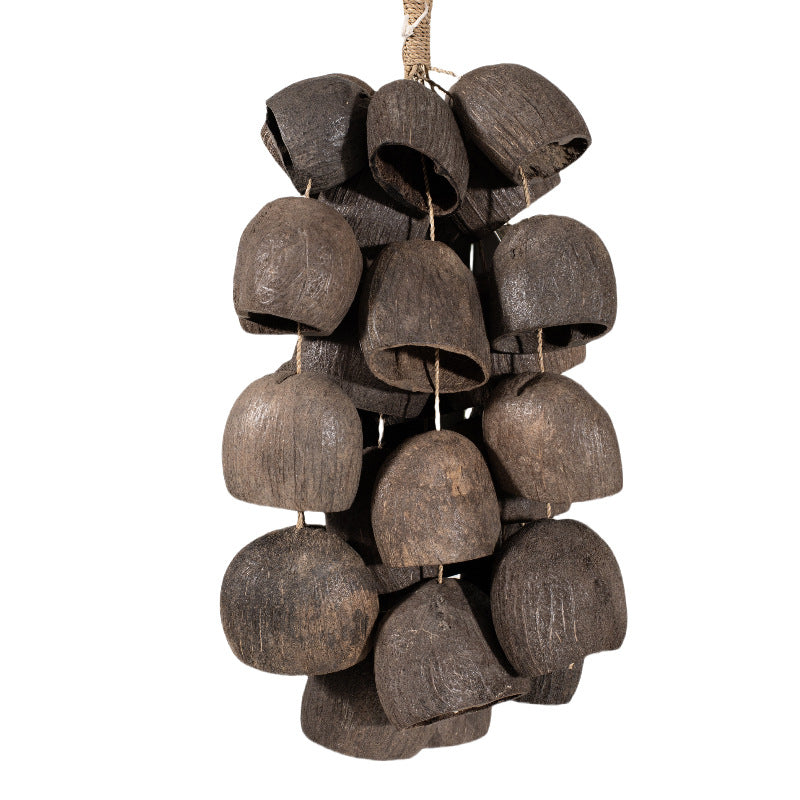 Zensoullab South African Fruit Shell Water Bell Tong Handbell Plant Fruit Shell Concert Niche Accompaniment Sound Beam Hand-Cranking Healing Wind Chimes