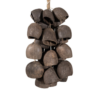 Zensoullab South African Fruit Shell Water Bell Tong Handbell Plant Fruit Shell Concert Niche Accompaniment Sound Beam Hand-Cranking Healing Wind Chimes