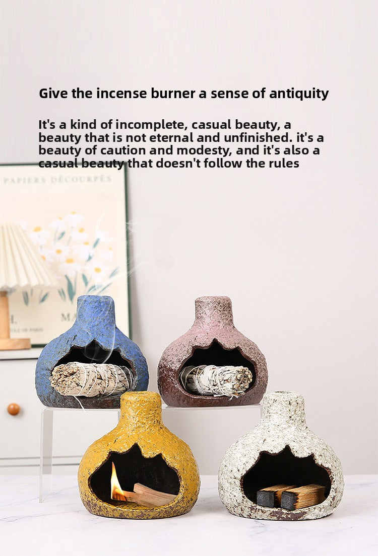 zensoullabins Ceramic Aromatherapy Fireplace