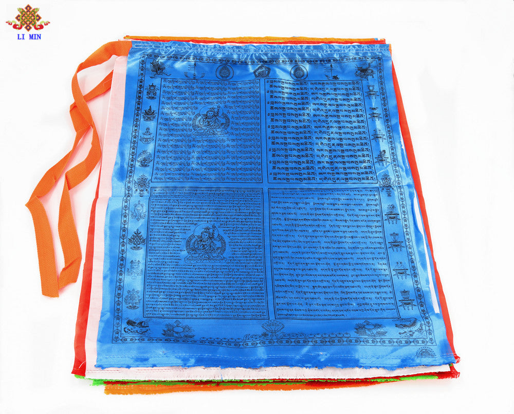 zensoullab Tibetan Ethnic Supplies Temple Buddhist Hall Decoration Hanging Flag Extra Large Colorful Prayer Flags Prayer Flags