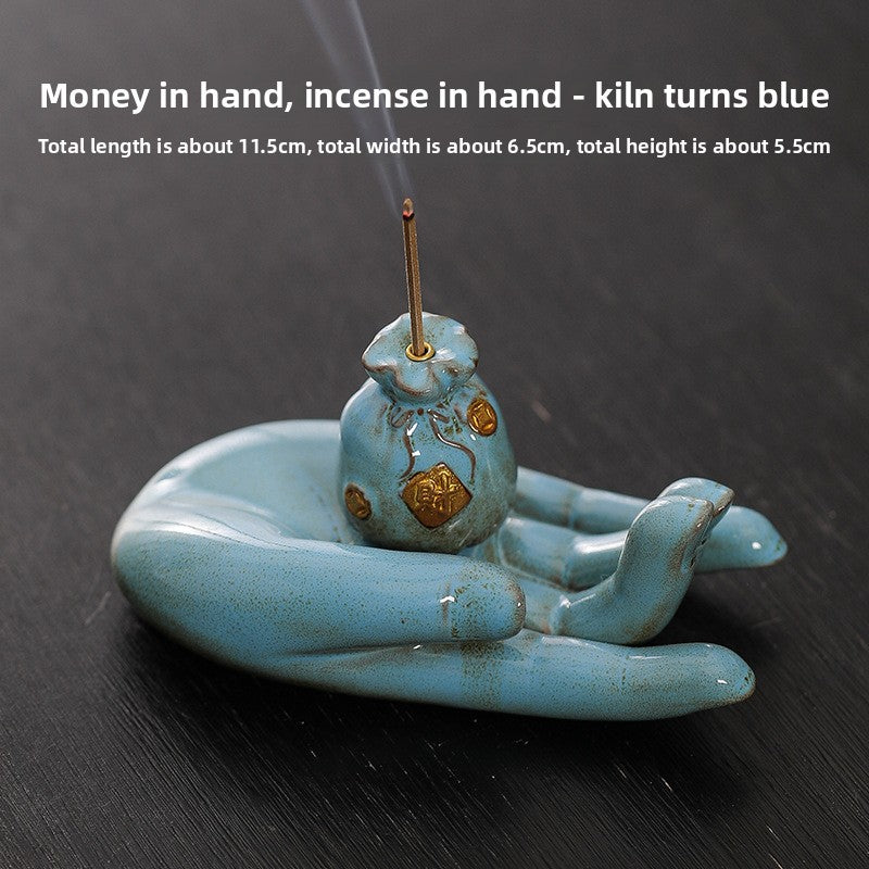 zensoullab Handheld Money Incense Burner