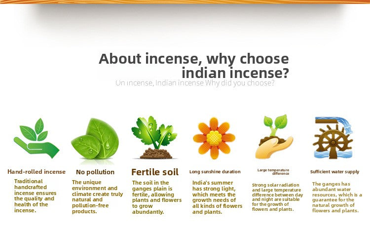 zensoullab Indian Incense 7 Fragrance Fruit Series Authentic Imported Indian Incense Incense Stick Fragrant Fresh