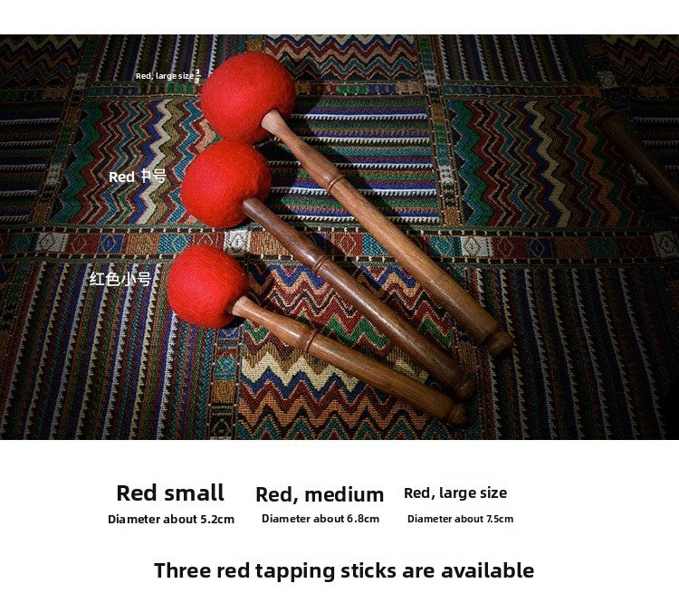 zensoullab Nepal Handmade Wool Felt Knocking Stick Tibetan Singing Bowl Mallet Sound Therapy Buddha Sound Bowl Accessories Buddha Sound Bowl Stick Hammer