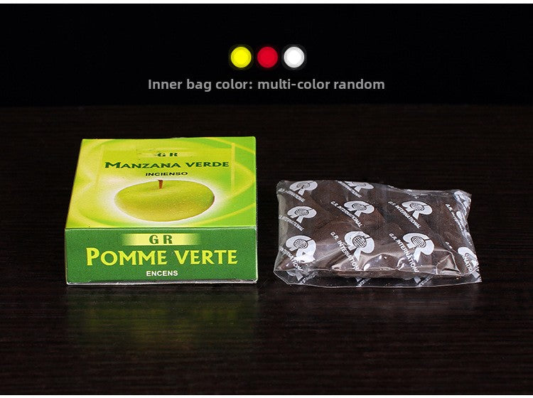 zensoullab Indian Incense Green Apple Large Box eneApple Original Imported Handmade Aromatherapy Incense Cones 413