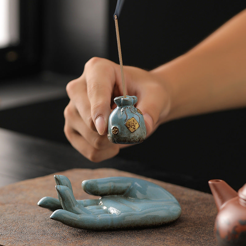 zensoullab Handheld Money Incense Burner