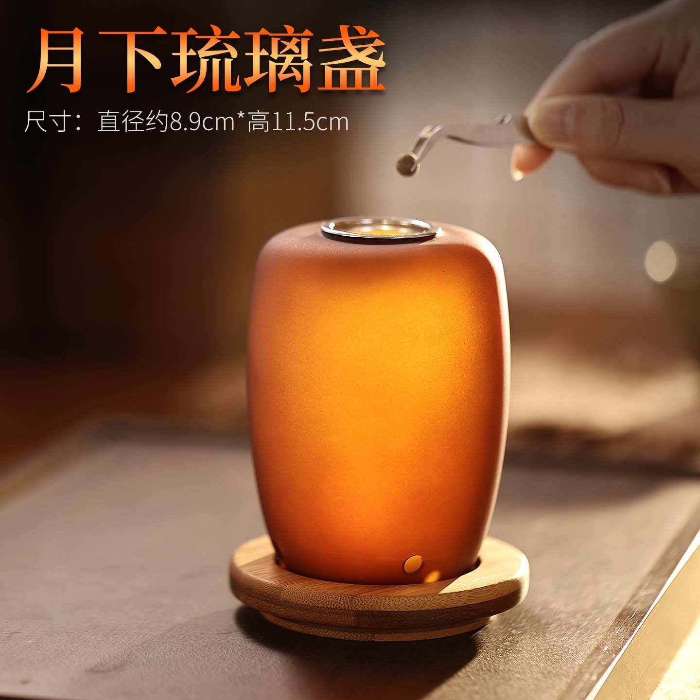 zensoullab Fireproof Candle Incense Burner Agarwood Wood Chips Aromatherapy Lamp Glass Incense Burner Glass Candle Holder Aromatherapy Lamp