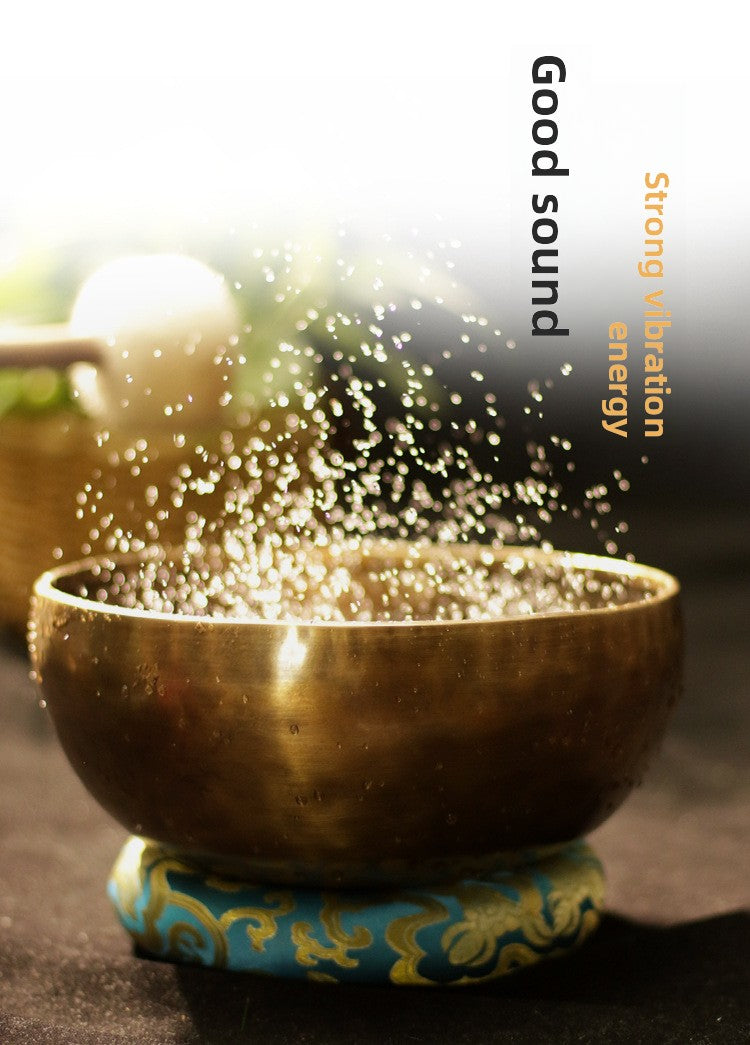 zensoullab Nepal Handmade Pure Bowl Tiger Spot Singing Bowl Yoga Meditation Buddha Sound Bowl Tibetan Singing Bowl Sound Healing Bowl Copper Chime Bowl