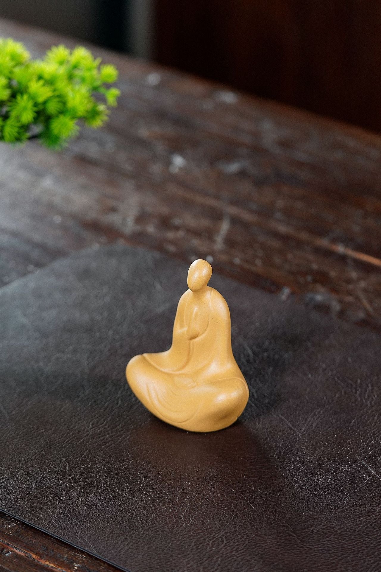 zensoullab Yixing Zisha Tea Pet Formless Buddha Tea Ceremony Tea Set Ornament Duan Clay Little Sha Mi Zen Little Monk Can Be Cultivated