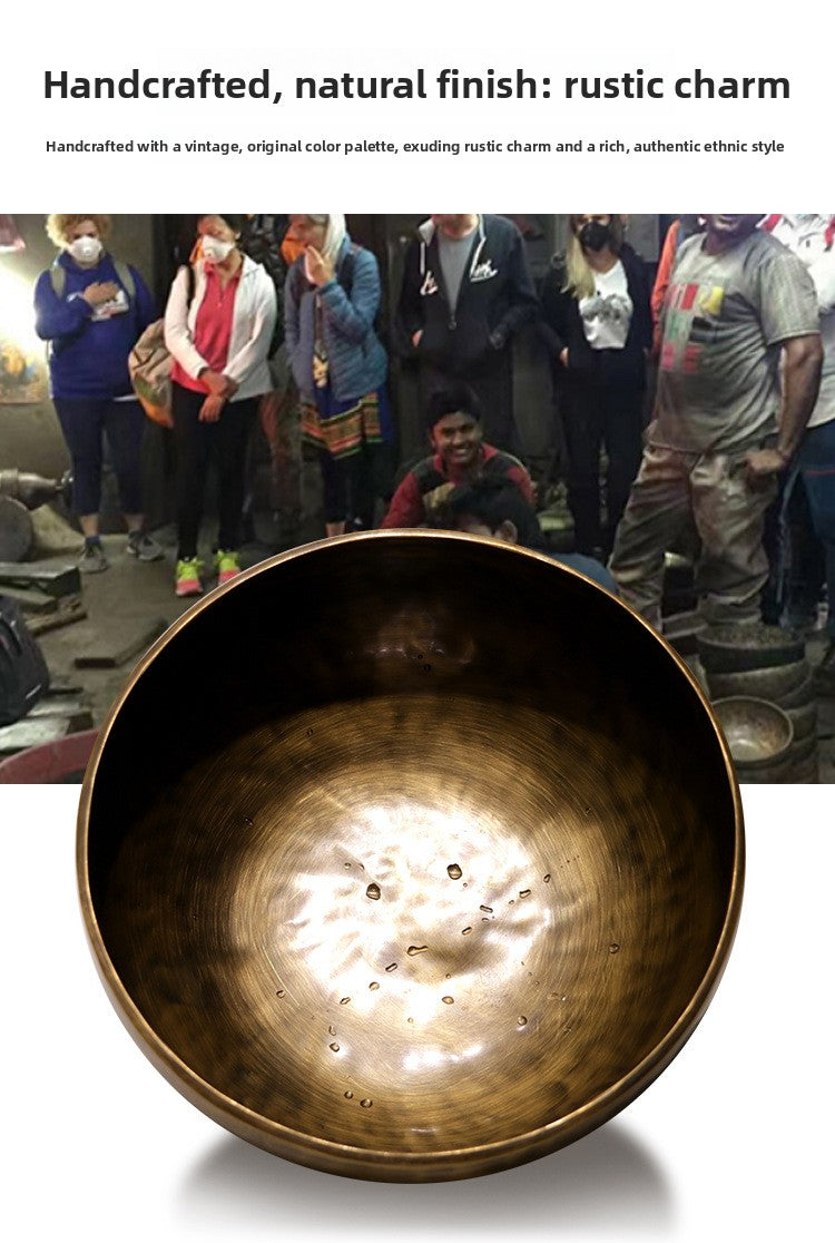 zensoullab Nepal Handmade Pure Bowl Tiger Spot Singing Bowl Yoga Meditation Buddha Sound Bowl Tibetan Singing Bowl Sound Healing Bowl Copper Chime Bowl