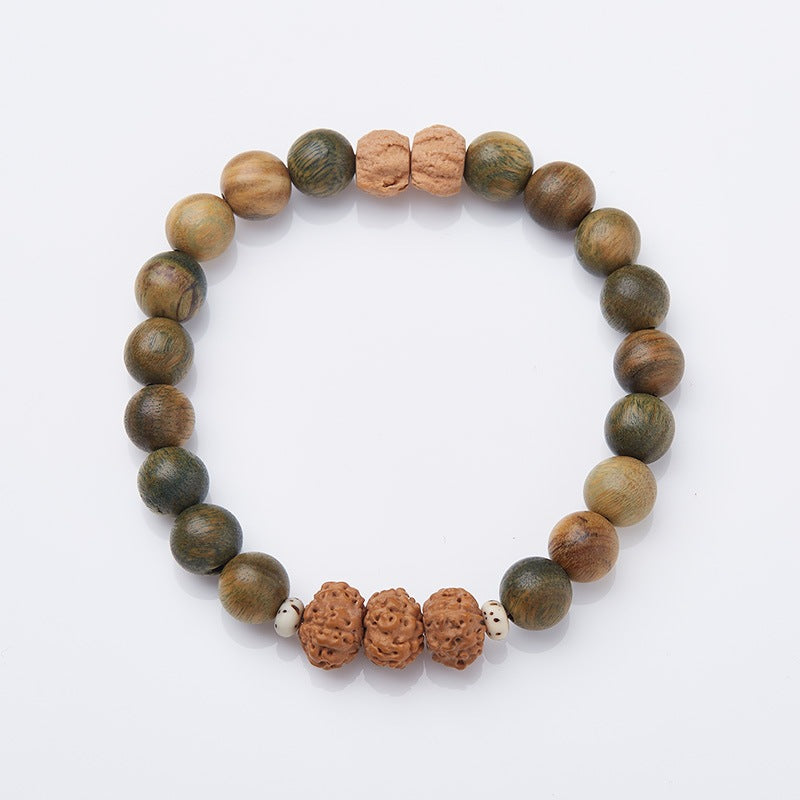 zensoullab Original Vajra Bodhi Bracelet Olive Kernel Tea Crystal Agate Crystal