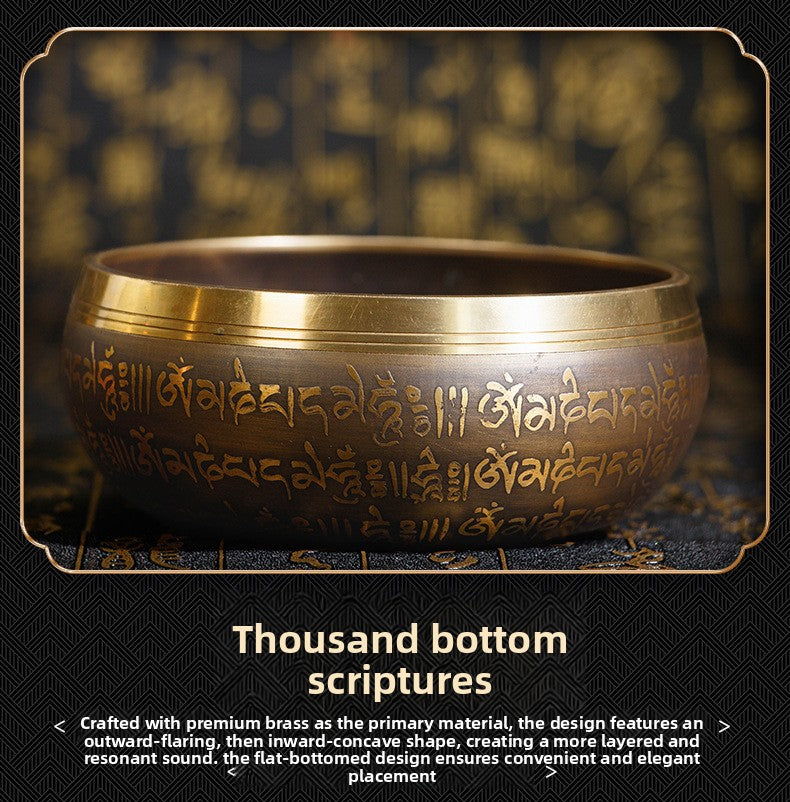 zensoullab Nepal Handmade Singing Bowl Buddha Sound Bowl Yoga Healing Meditation Bowl Tibetan Singing Bowl Buddha Sound Bowl Buddhist Supplies