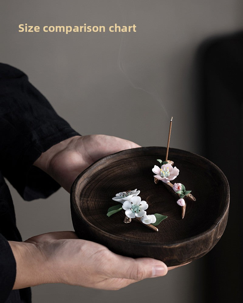 zensoullab Ceramic Flower Incense Holder
