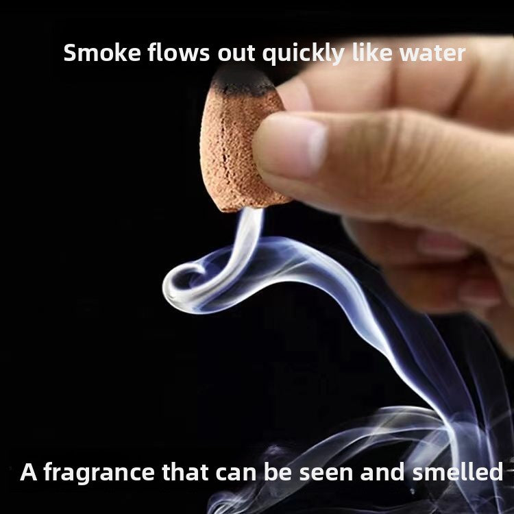 zensoullab 0.5kg Pack Sandalwood Agarwood Natural Backflow Incense Pellets Indoor Air Purification Tower Incense