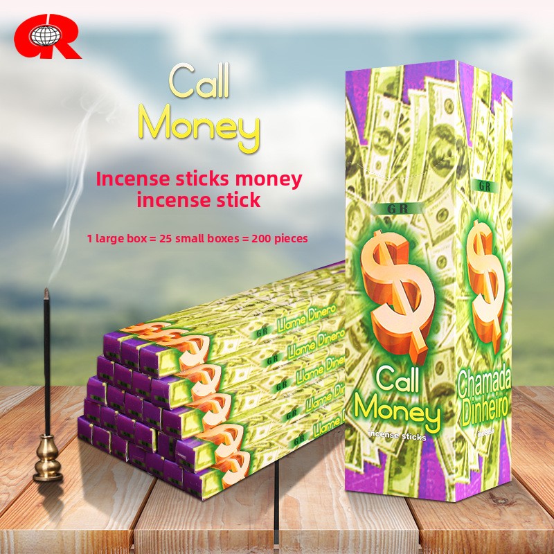 Zensoullab India Fragrant Money Incense (Big Box) Call Money India Original Imported Handmade Incense Joss-Stick 859
