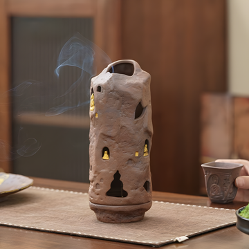 Zensoullab "Silent Sanctuary" Buddha Shadow Incense Holder – Meditation & Inner Peace