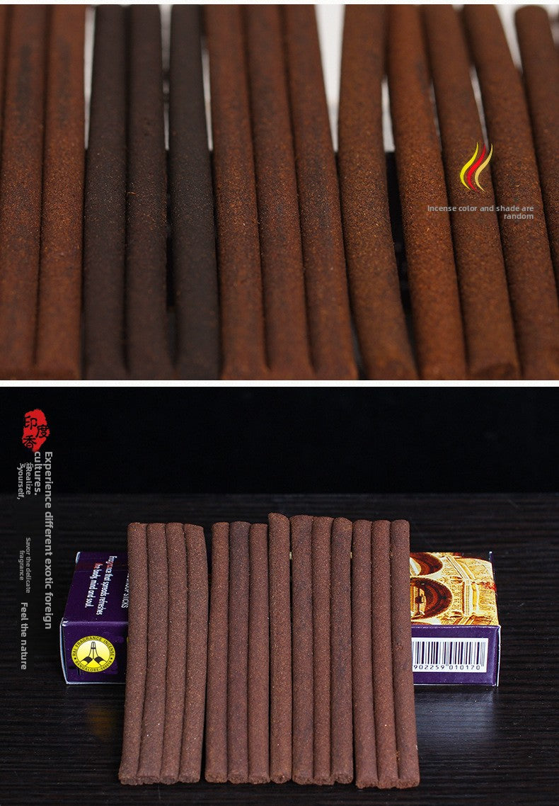 zensoullab Indian Incense Authentic Daruma Incense Old Pagoda Incense Stick Imported Aromatherapy Incense Tibetan Incense Handmade Sandalwood Wardrobe Incense