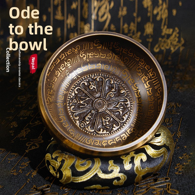 zensoullab Nepal Handmade Singing Bowl Buddha Sound Bowl Yoga Healing Meditation Bowl Tibetan Singing Bowl Buddha Sound Bowl Buddhist Supplies
