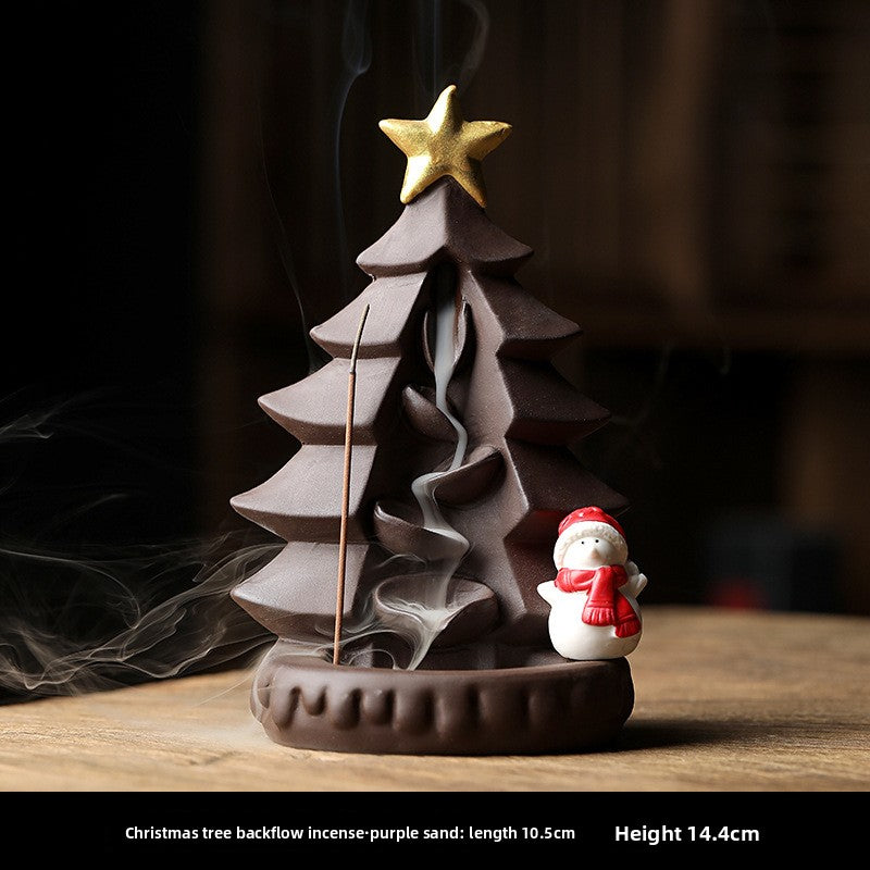 zensoullab Christmas Tree Backflow Incense Burner