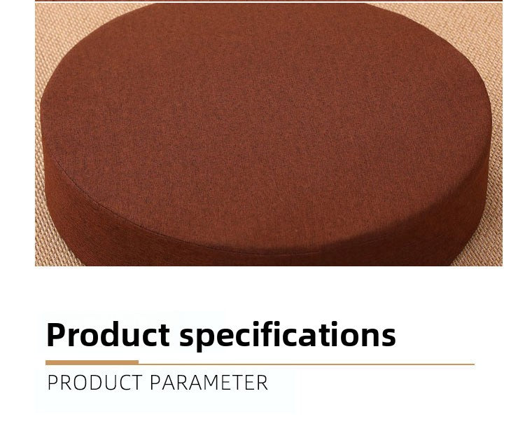 Zensoullab Japanese Style Tatami Mat Futon Cushion Thickened Stool Removable and Washable Window Cushion round Meditation Cushion Meditation Pray Cushion