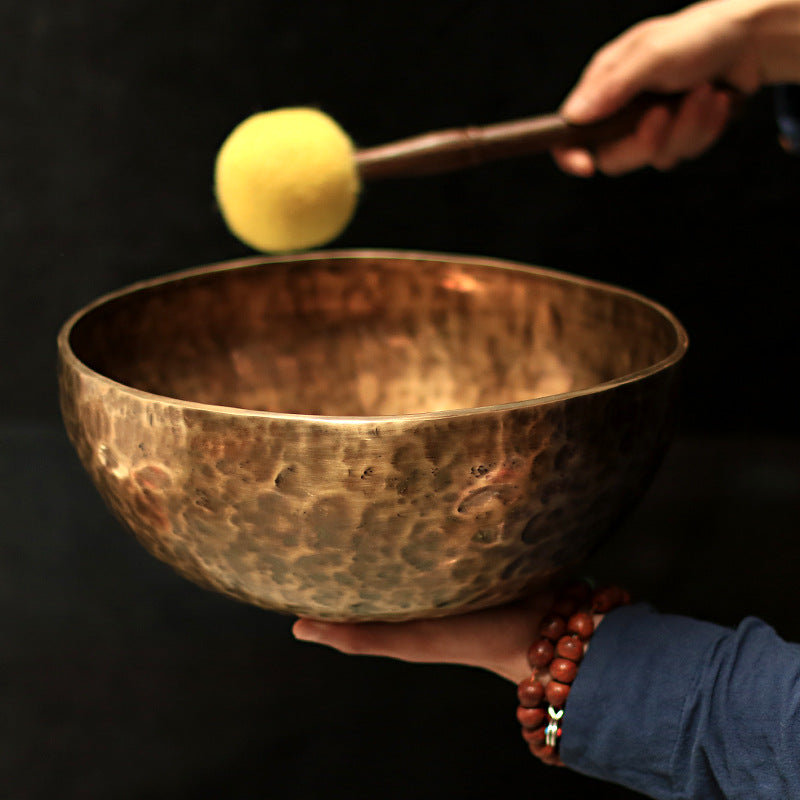 zensoullab Nepal Handmade Pure Bowl Tiger Spot Singing Bowl Yoga Meditation Buddha Sound Bowl Tibetan Singing Bowl Sound Healing Bowl Copper Chime Bowl