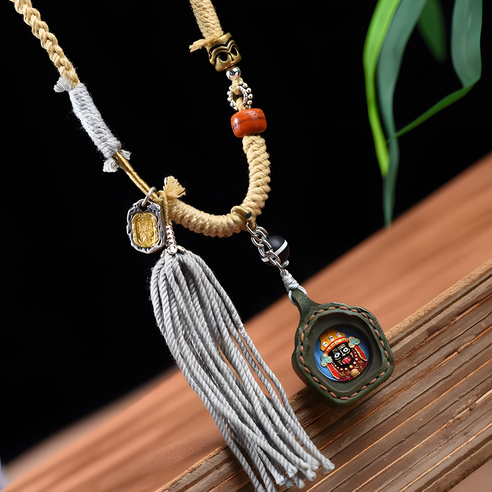 Zensoullab｜Guardian Tassel Amulet Necklace