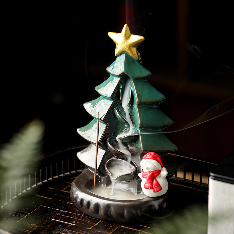 zensoullab Christmas Tree Backflow Incense Burner