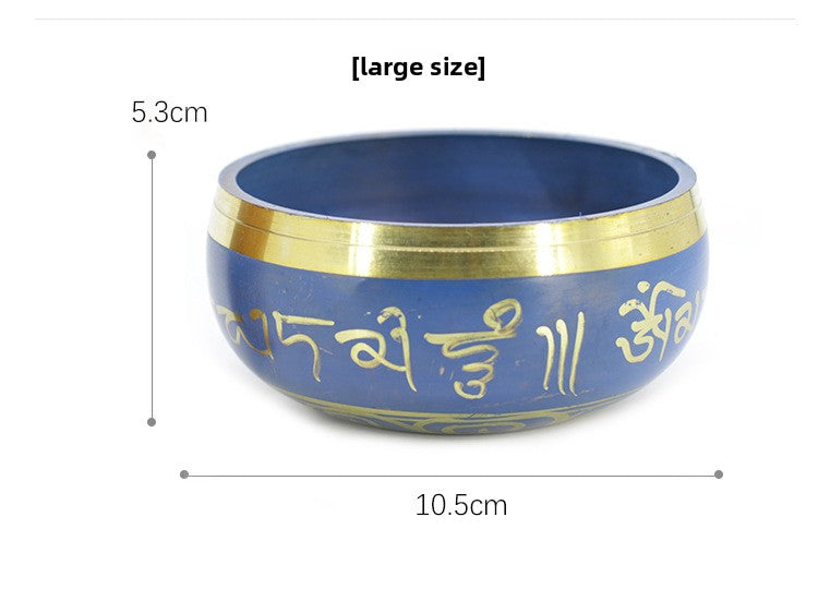 zensoullab Nepal Handmade Buddha Sound Bowl Chanting Bowl Singing Bowl Yoga Meditation Bowl Copper Chime Ritual Bowl Healing Buddha Sound Bowl