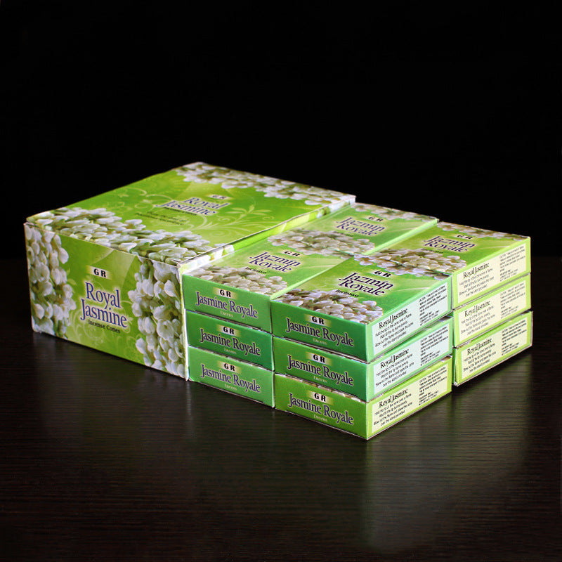 zensoullab Indian Incense Jasmine Large Box Royal Jasmine Original Imported Handmade Aromatherapy Incense Cones 407
