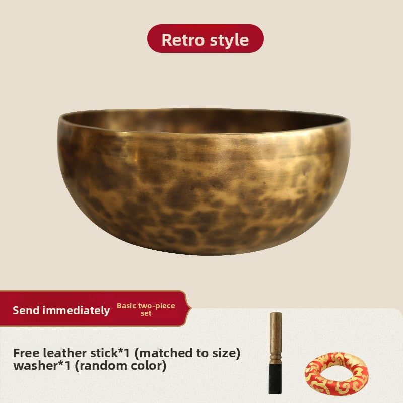 zensoullab Nepal Handmade Pure Bowl Tiger Spot Singing Bowl Yoga Meditation Buddha Sound Bowl Tibetan Singing Bowl Sound Healing Bowl Copper Chime Bowl