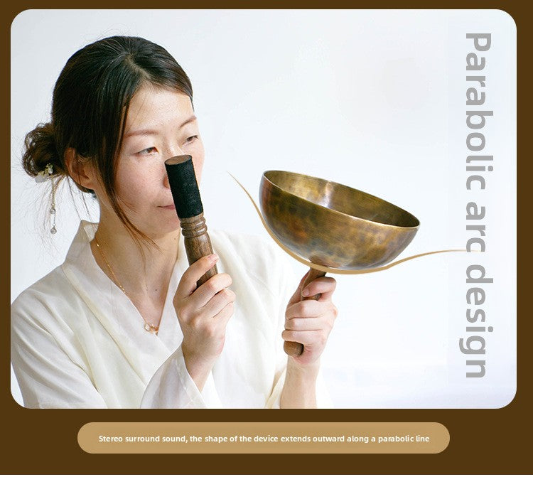 Zensoullab Nepal Hand-Held Himalaya Bowl Stick Detachable Meditation Yoga Healing Buddha Sound Bowl Xizang Himalaya Bowl Bowl