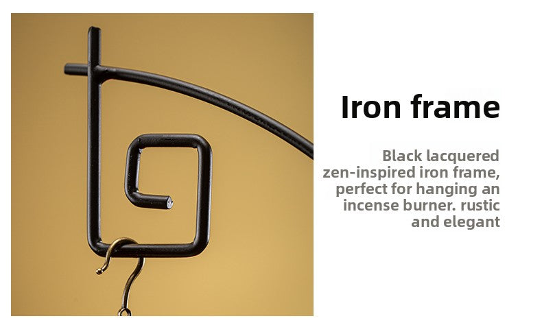 zensoullab Zen Style Backflow Incense Burner Home Sandalwood Agarwood Incense Holder Indoor Creative Gift Hanging Incense Burner Decorative Ornament