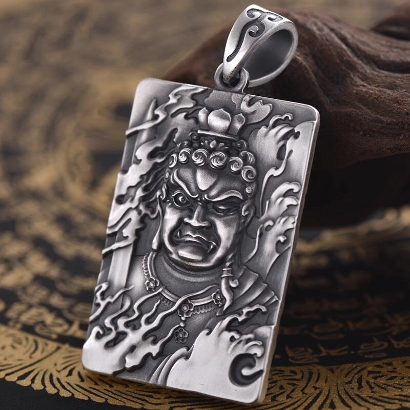 zensoullab Fudo Myooh Pendant for Men Rooster Zodiac Buddha Amulet Talisman