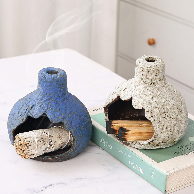 zensoullabins Ceramic Aromatherapy Fireplace