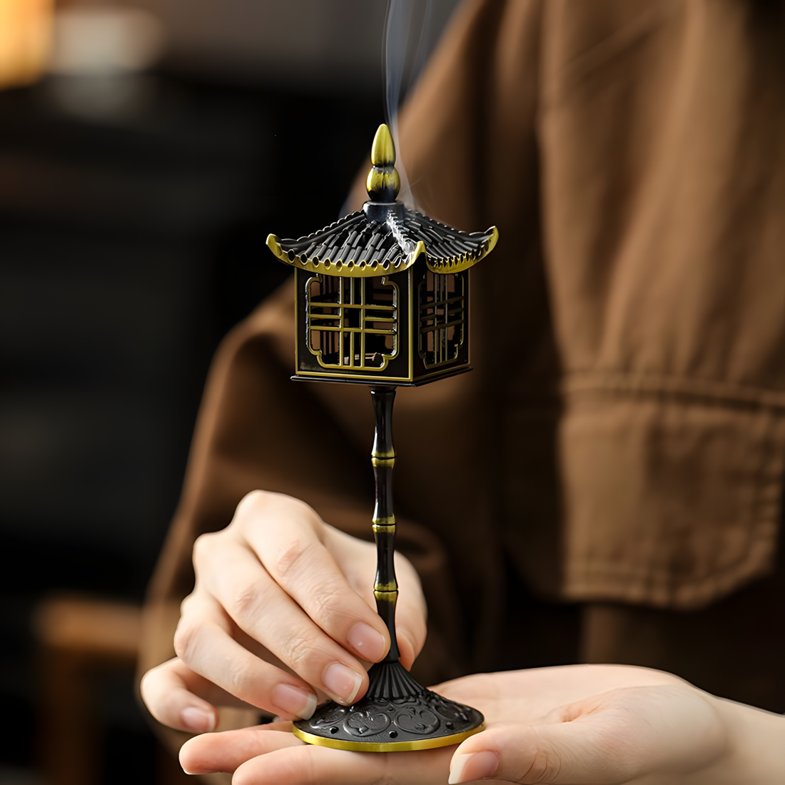 Zensoullab "Palace of Tranquility" Incense Burner for Meditation & Mindfulness