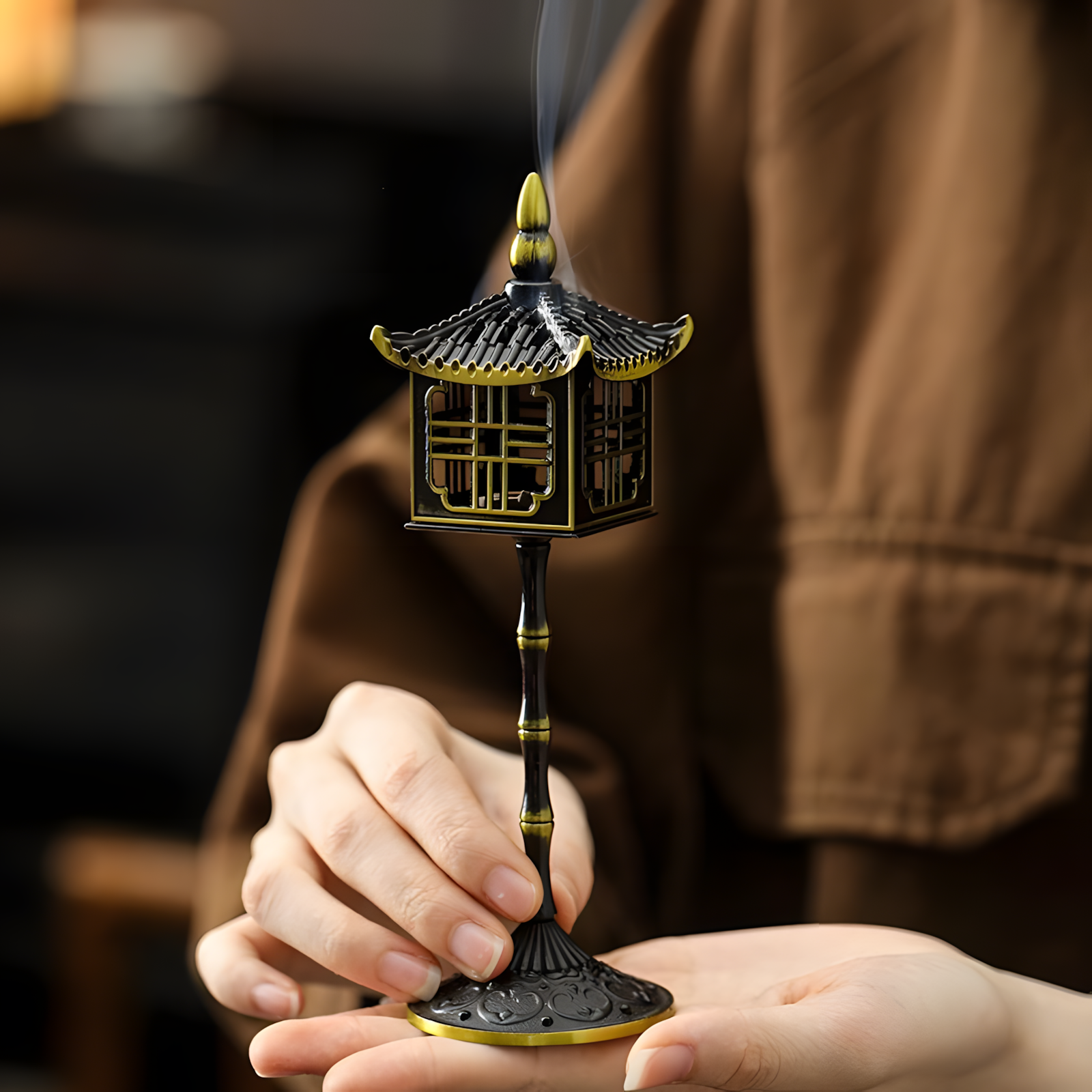 Zensoullab "Palace of Tranquility" Incense Burner for Meditation & Mindfulness